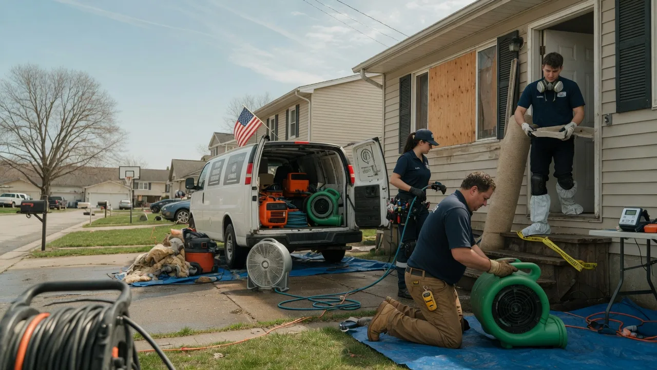 Water Damage Restoration in Deep River, IA near me